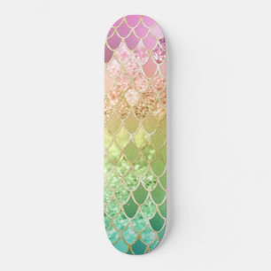 Rainbow Princess Glitter Scales #1 Skateboard