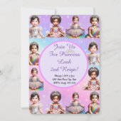 Rainbow Princess Invitation d'anniversaire (Devant)