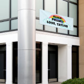 Rainbow Prom Proposal Banner (Buitenkant Gebouw)