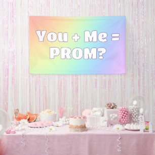 Rainbow Prom-voorstel Spandoek