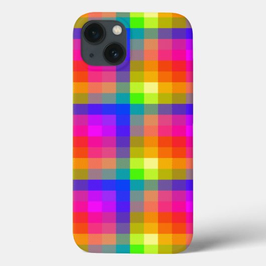Rainbow Pset Blokken Pride Bright en Fun Case-Mate iPhone Case (Achterkant)