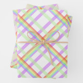 Rainbow Pset Chic Pattern Inpakpapier Vel (In situ)