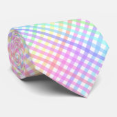 Rainbow Pset Pattern Stropdas (Opgerold)