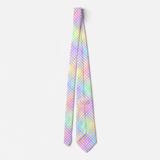 Rainbow Pset Pattern Stropdas (Achterkant)