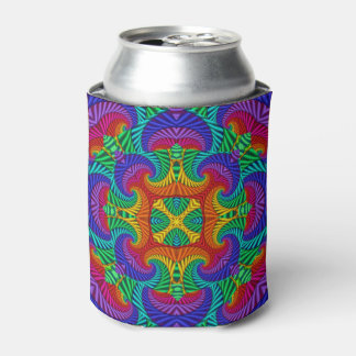 Rainbow  Psychedelic Fractal Kaleidoscope Blikjeskoeler