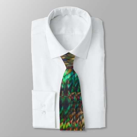 Rainbow Psychedelic Neon Cravate - super brillant! (Attaché)