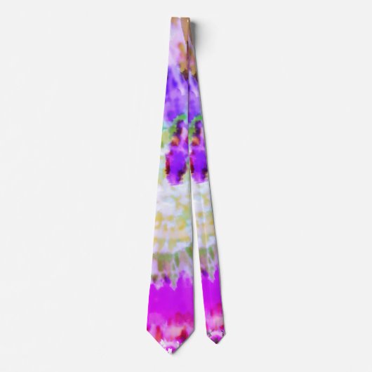 *~* Rainbow Psychodelic Cool Hipster Tie Dye Strop Stropdas (Voorkant)