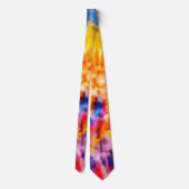 *~* Rainbow Psychodelic Retro Hipster Tie Dye Stro Stropdas (Achterkant)