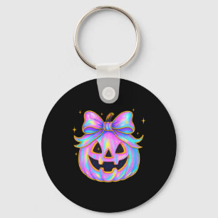 Rainbow Pumpkin Shirt Schattige Halloween Jack-o-l Sleutelhanger