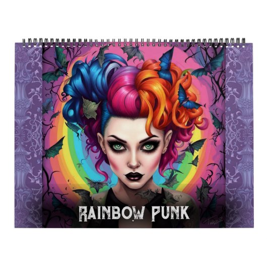 Rainbow Punks par Ivy et Bat Art Calendrier (Protection)