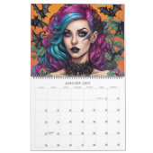 Rainbow Punks par Ivy et Bat Art Calendrier (Jan 2027)
