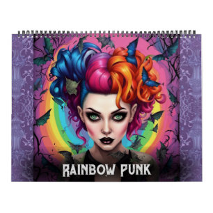 Rainbow Punks van Ivy en Bat Art Calendar Kalender