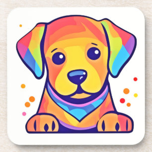 Rainbow Puppy Love Bier Onderzetter