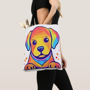 Rainbow Puppy Love Draagtas