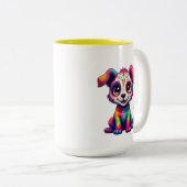 Rainbow Puppy Mug (Devant droit)