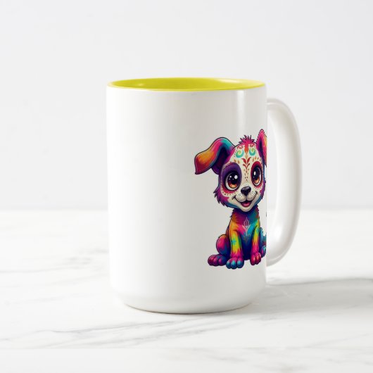 Rainbow Puppy Mug (Devant droit)