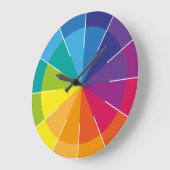 Rainbow Puristic Grote Klok (Hoek)