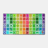 Rainbow Quilt Desk Mat (Recto)