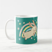 Rainbow Rabbit Coffee Mok (Links)