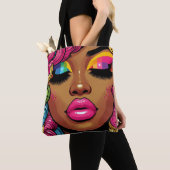 Rainbow Radiance-Canvas tas (Dichtbij)