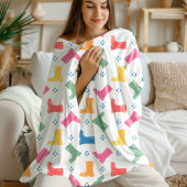 Rainbow Rain Boots Rainy Day Parade Collectie Sherpa Deken