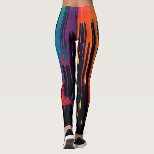 Rainbow Rain Leggings - (Achterkant)