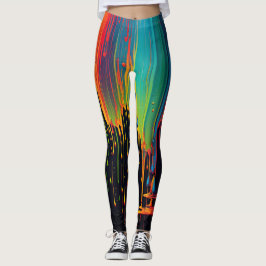 Rainbow Rain Leggings -