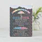 Rainbow Raindrops Genre Reveillez Invitation (Debout devant)