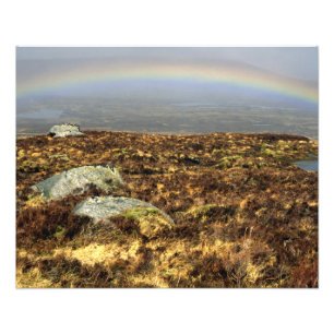 Rainbow Rannoch Moor Briefkaart Poster Foto Block 