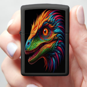 Rainbow Raptor's Gaze