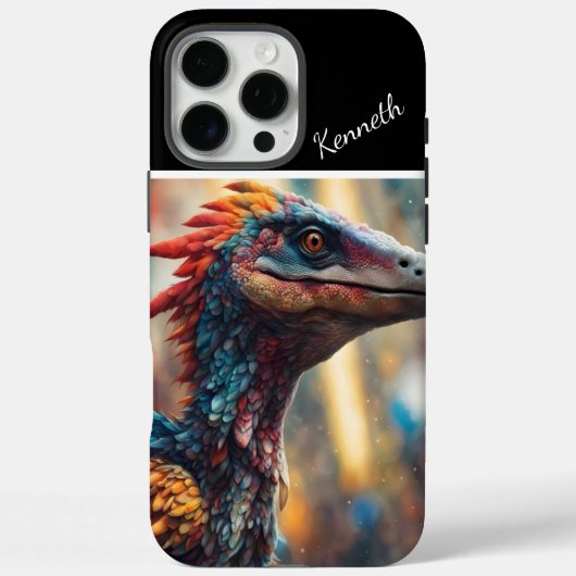 Rainbow Raptor's Gaze Case-Mate iPhone Case (Achterkant)