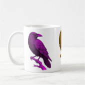 Rainbow Raven Mug Art (Gauche)