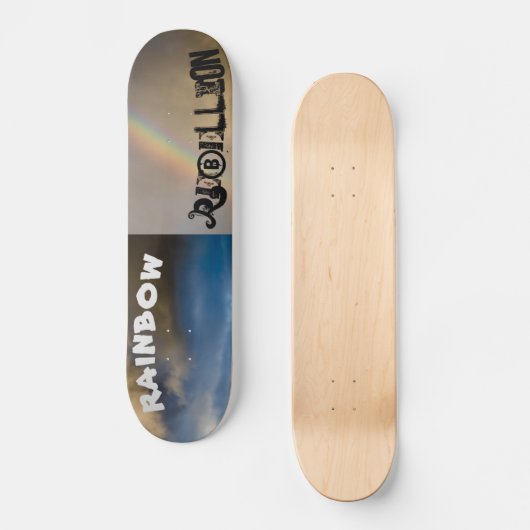 rainbow rebellion skateboard (Recto)