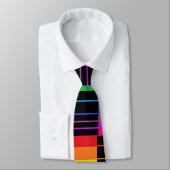 Rainbow Rectangles Cravate Cravate colorée (Attaché)
