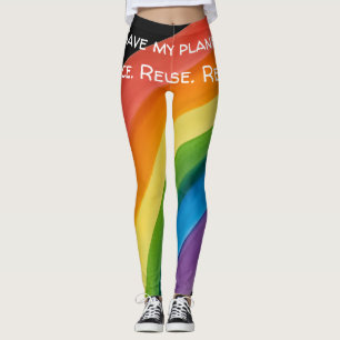 RAINBOW Red mijn planeet (aanpasbaar) Leggings