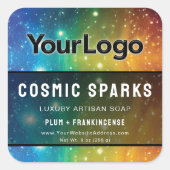 Rainbow Reiki Energy Worker Cosmic Product Labels (Voorkant)