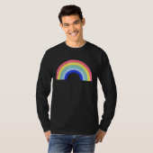 Rainbow  Retro 80s stijl T-shirt (Voorkant volledig)