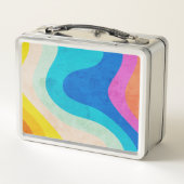 Rainbow Retro Persoonlijke naam (Achterkant)