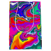 Rainbow River Fluid Art Medium Cadeauzakje (Voorkant)