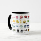 Rainbow Rocks De Crystal Collectie Koffie Mok (Voorkant links)