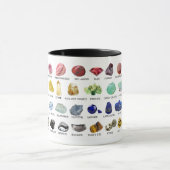 Rainbow Rocks La Crystal Collection Café Mug (Centre)