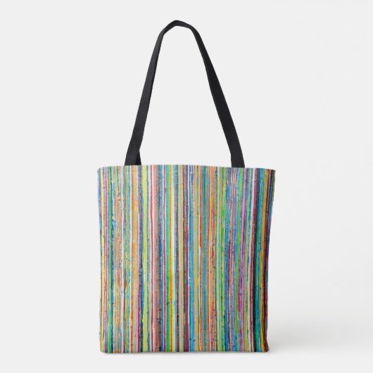 Rainbow Roll Canvas tas (Achterkant)