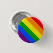 RAINBOW RONDE BUTTON 3,2 CM (Voorkant /achterkant)