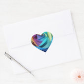 Rainbow Roos Flowers Peace Love Destiny Hart Sticker (Envelop)