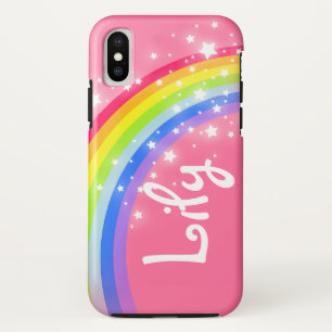 Rainbow rose ajoutez votre propre coque iphone de 
