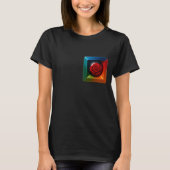 Rainbow Rose Cube T-shirt (Voorkant)