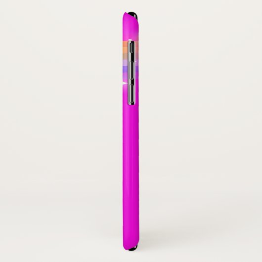 Rainbow rose nom filles coque iphone (Dos/Gauche)