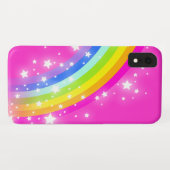 Rainbow rose vif enfants coque iphone (Dos (Horizontal))