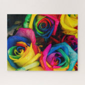 Rainbow Roses Challenge Puzzle 16" x 20" (Horizontal)