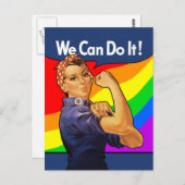 Rainbow Rosie Briefkaart (Voorkant / Achterkant)